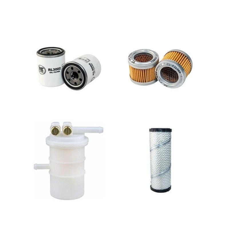 Volvo EB30.4 Filter Service Kit Air Oil Fuel Filters Serial No 13400-