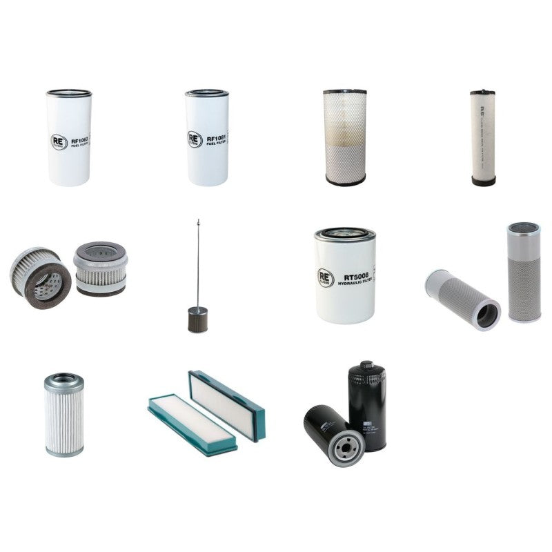 Volvo EC 140 EL Filter Service Kit with Volvo D4J engine 01.2019 -