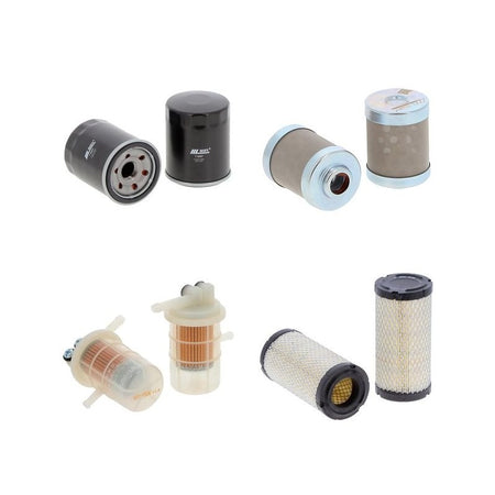 Volvo EC 15 B Engine Filter Kit with Mitsubishi L 3 Ec engine 2003-2008