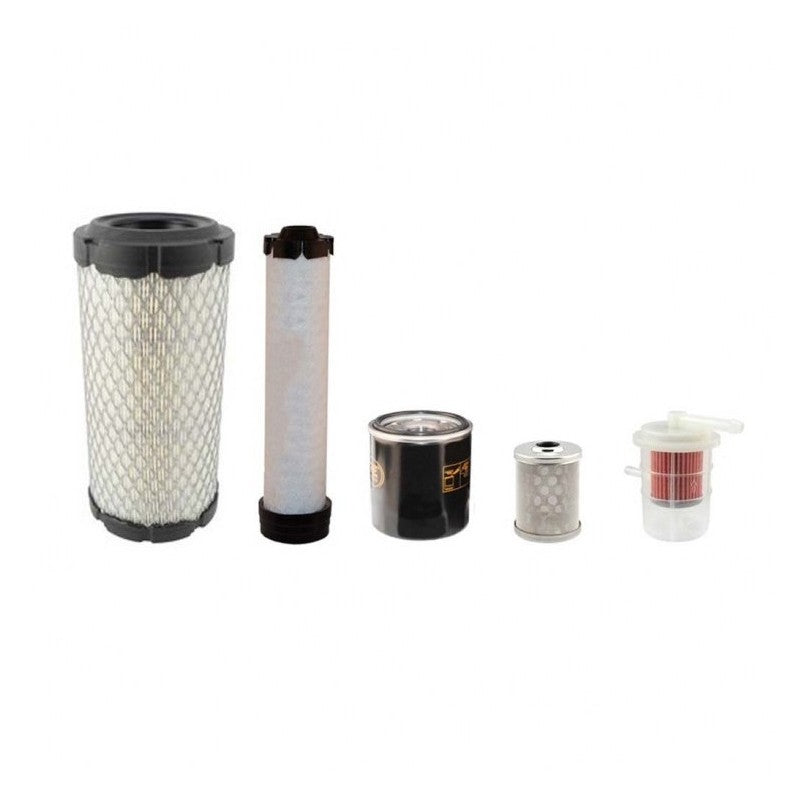 Volvo EC15 Filter Service Kit Air Oil Fuel Filters with Mitsubishi engine