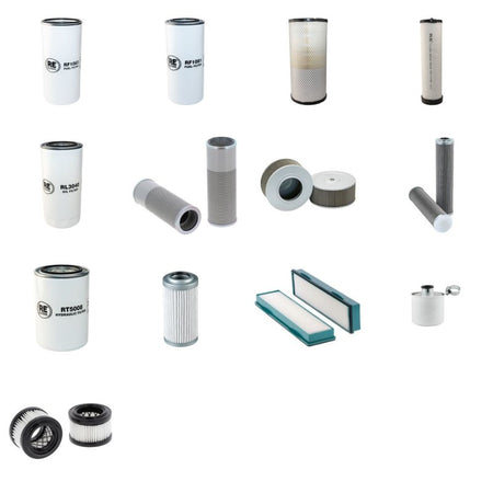 Volvo EC180C/EW180C Filter Service Kit with Volvo D6D-Ebe3/Ece3 engine 2008-