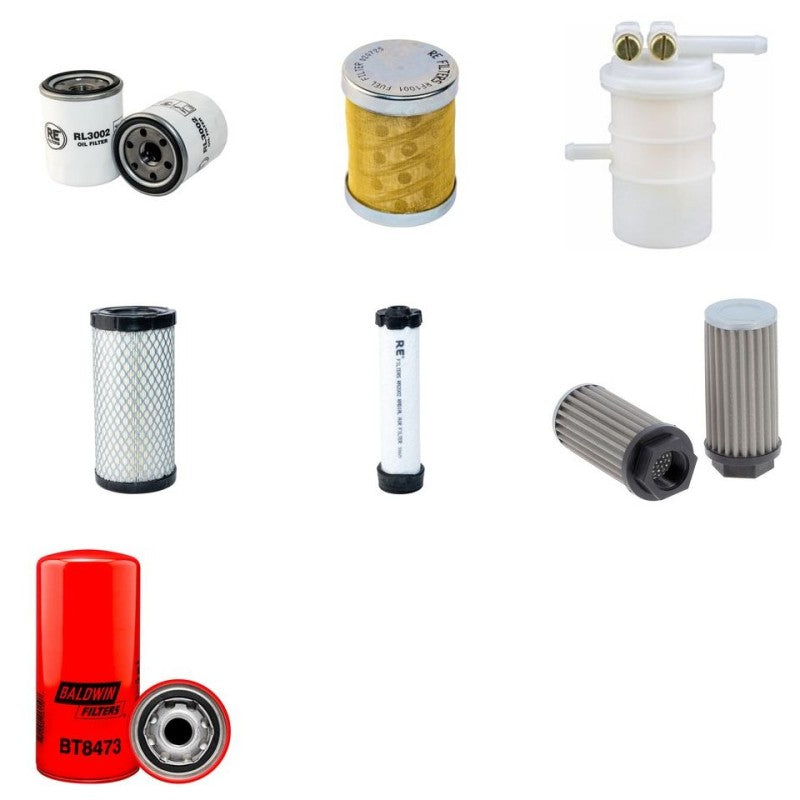 Volvo EC20B/XT/XTV Filter Service Kit with Mitsubishi L3E2-64E5A engine