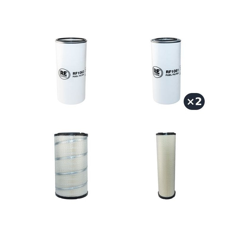 Volvo EC250ENL Filter Service Kit with Volvo D8J engine YR 2015