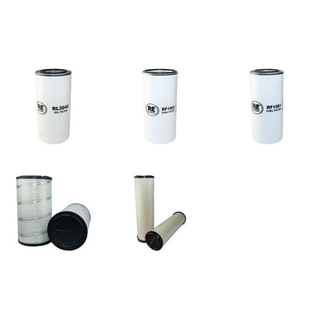Volvo EC290C Filter Service Kit Air Oil Fuel Filters with Volvo D7EEAE3 engine YR 01.07-