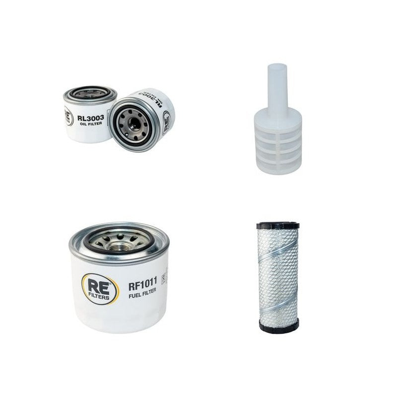 Volvo EC35 Filter Service Kit Air Oil Fuel Filters with Volvo D2.2ACAE2E engine YR 2006-