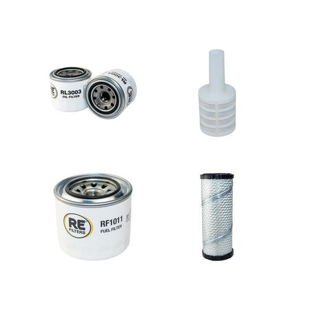 Volvo EC35 Filter Service Kit Air Oil Fuel Filters with Volvo D2.2ACAE2E engine YR 2006-