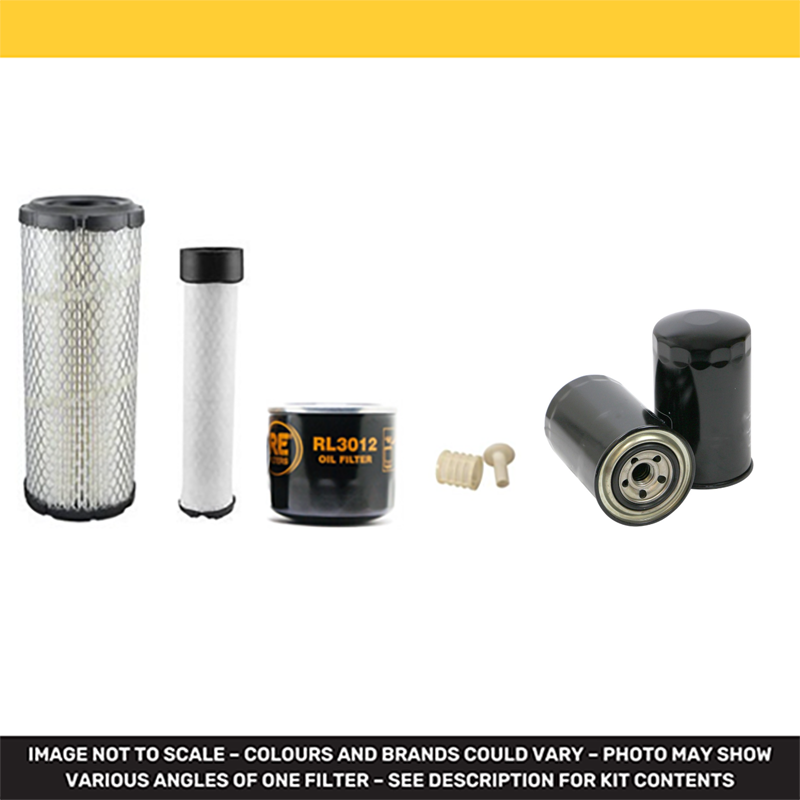 Volvo EC35C Filter Service Kit with Volvo D 2.2D engine Air, Oil, Fuel Filters