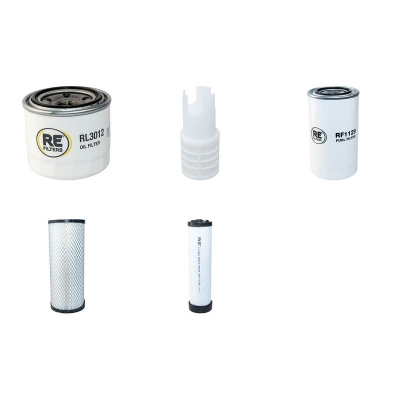 Volvo EC55C Filter Service Kit with Yanmar 4TNV94L-XVC6U engine Air, Oil, Fuel Filters