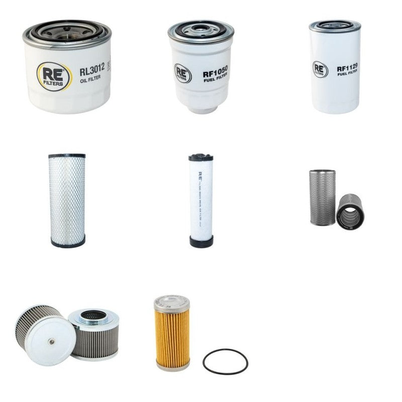 Volvo EC55C Filter Service Kit with Volvo D 3.1 engine