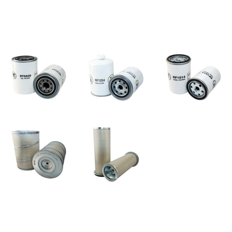 Volvo EC140 Filter Service Kit with Cummins engine - Air, Oil, Fuel Filters