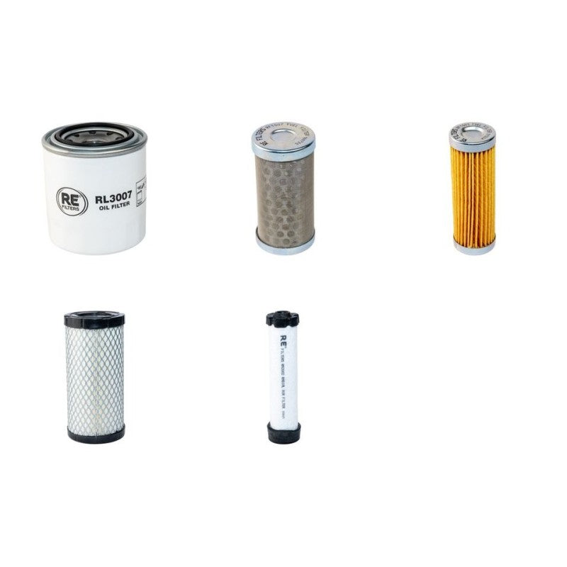 Volvo ECR25DV Filter Service Kit Air Oil Fuel Filters with Volvo D1.1A engine YR 2014