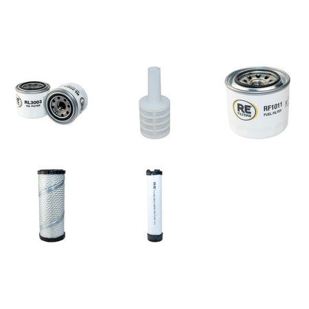 Volvo ECR48+ Filter Service Kit Air Oil Fuel Filters with Volvo D2.2ACAE2E1A engine YR 2006-