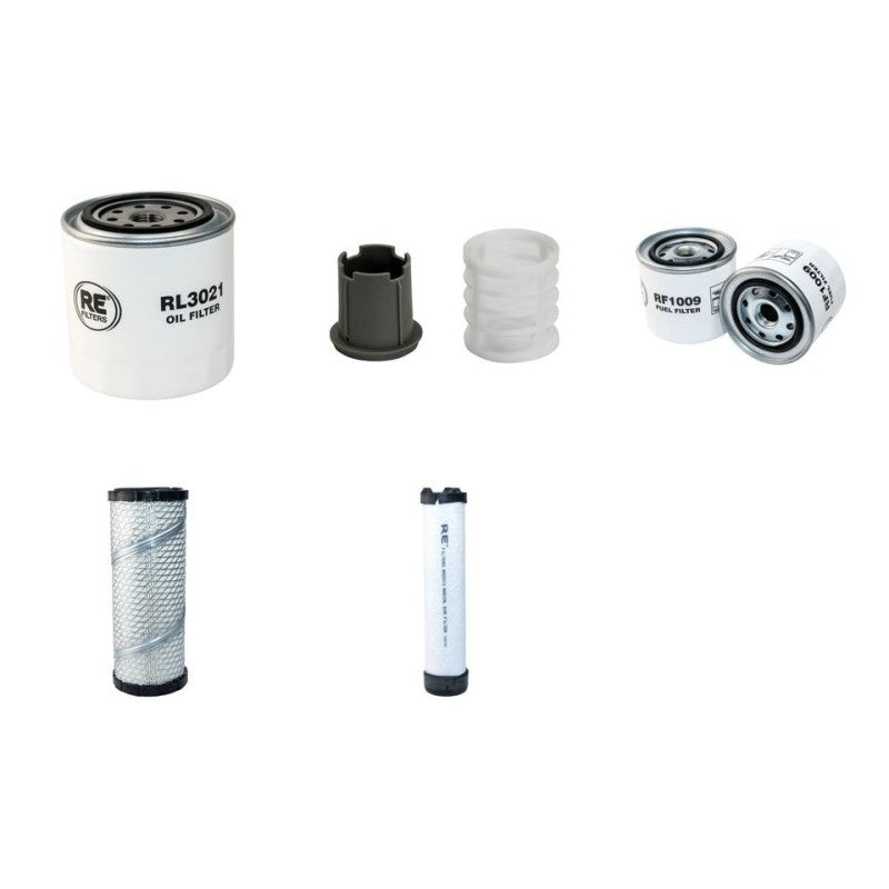 Volvo ECR50D Filter Service Kit Air Oil Fuel Filters with Volvo D2.6A engine YR 2016