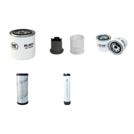 Volvo ECR50D Filter Service Kit Air Oil Fuel Filters with Volvo D2.6A engine YR 2016