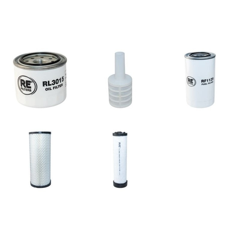 Volvo ECR58 Filter Service Kit with Yanmar 4TNV94L engine Air, Oil, Fuel Filters