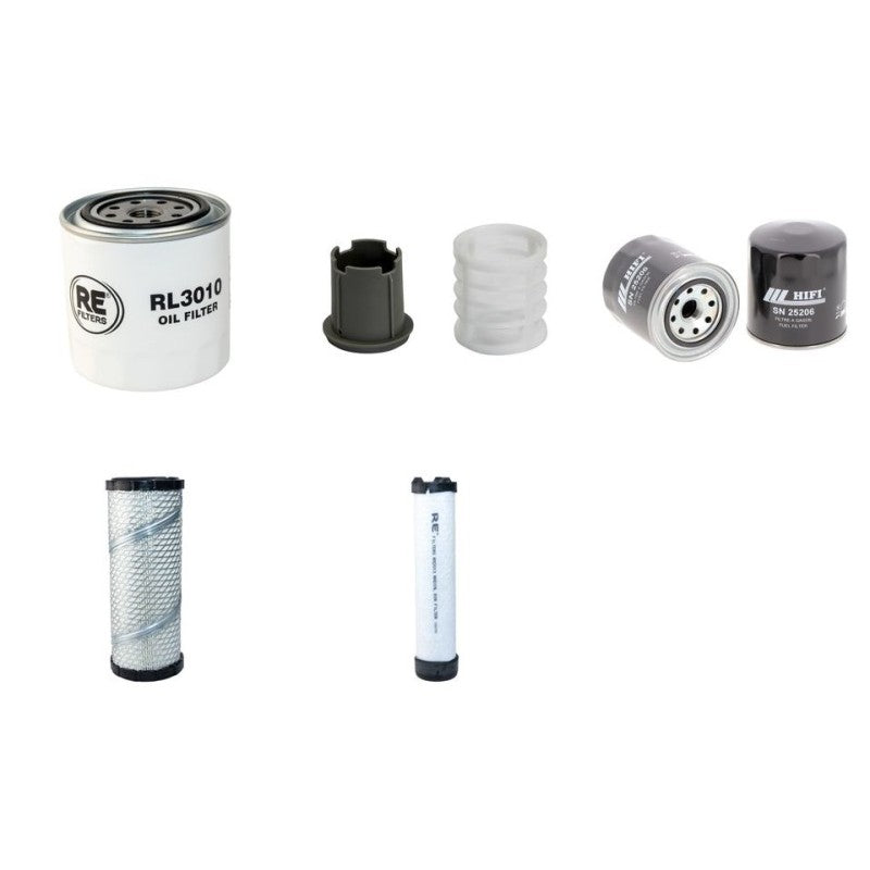 Volvo ECR40 D Filter Service Kit with Volvo engine/2016 Air - Oil - Fuel