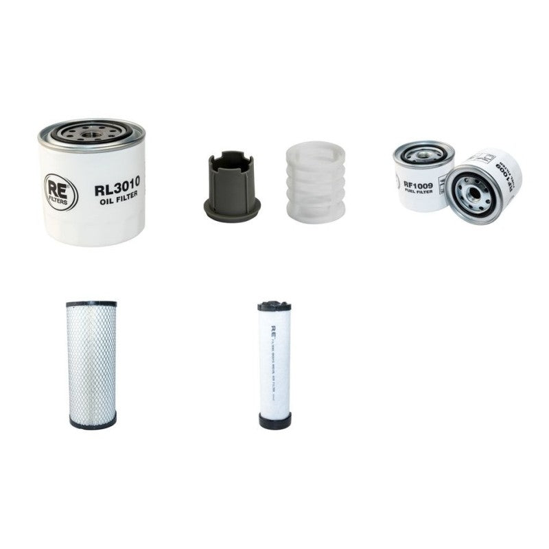 Volvo ECR58D Filter Service Kit Air, Oil, Fuel Filters