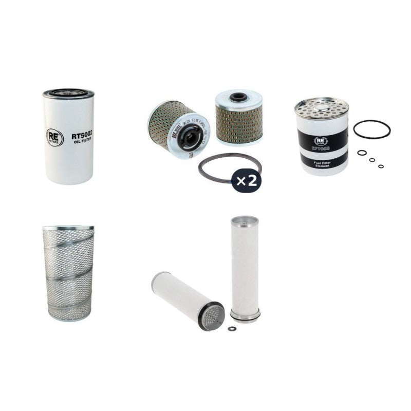 Volvo EW130C Filter Service Kit Air Oil Fuel Filters with Perkins engine