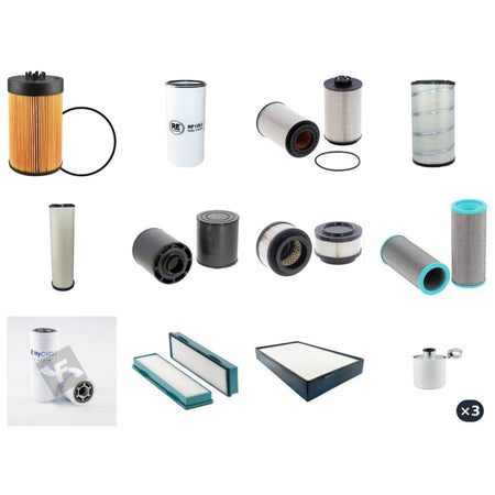 Volvo L110G Filter Service Kit with Volvo D8H engine YR 2012-
