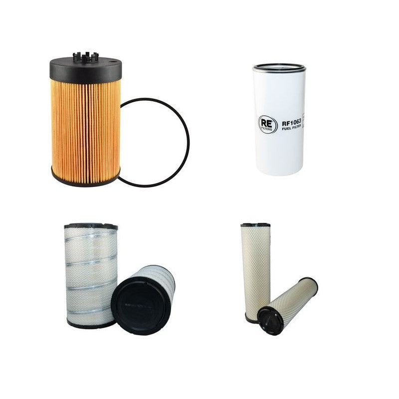 Volvo L110H Filter Service Kit Air Oil Fuel Filters with Volvo D8H engine YR 2014-