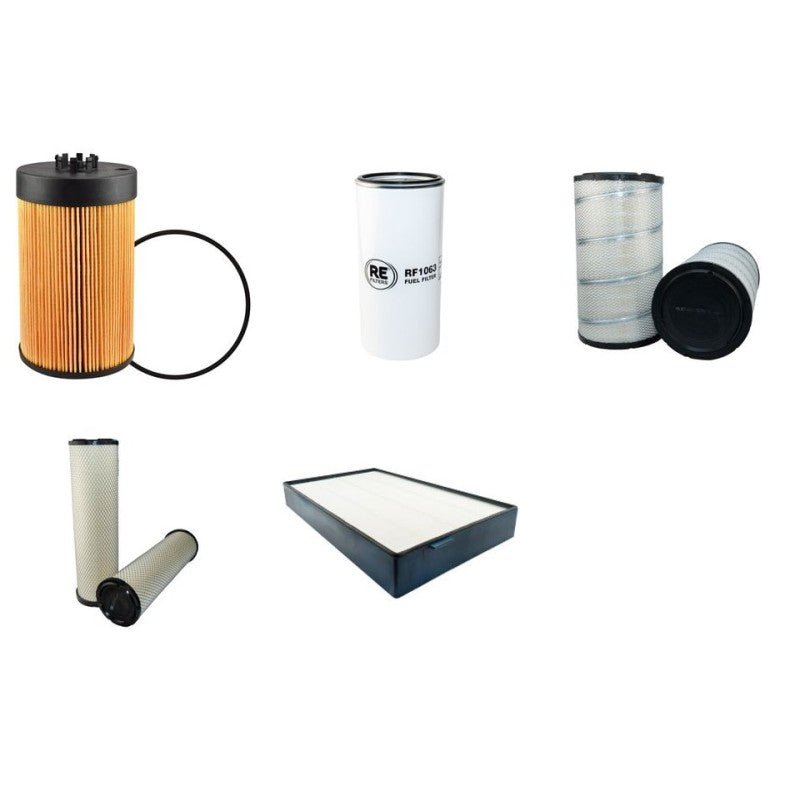 Volvo L110H Filter Service Kit with Volvo D8H engine 2014-