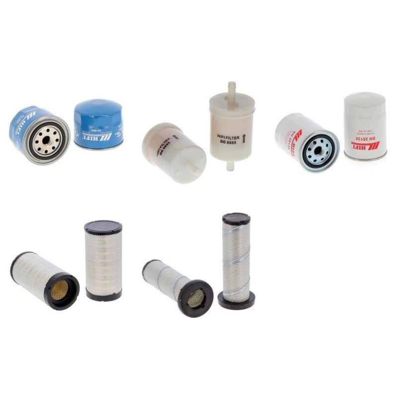 Volvo SD 77 DX Engine Filter Kit with Kubota engine 2011-