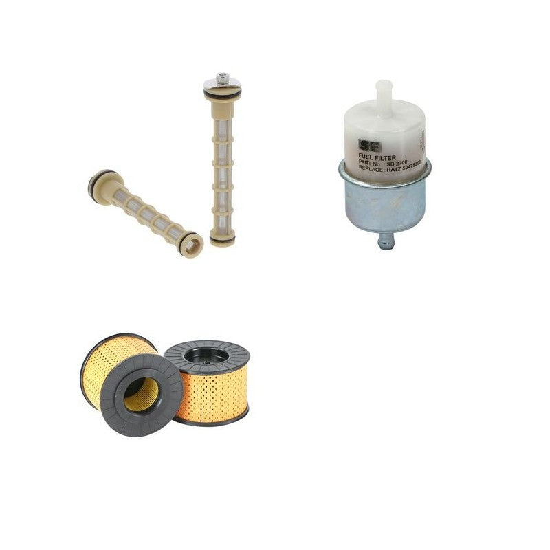Wacker DPU3760H/HE Filter Service Kit with Hatz 1B30/B30-2 Engine 2012-