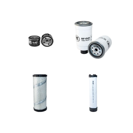 Wacker RTSC2 Filter Service Kit Air Oil Fuel Filters with Kohler CKHXL1.37.SF1 Engine Year 2013