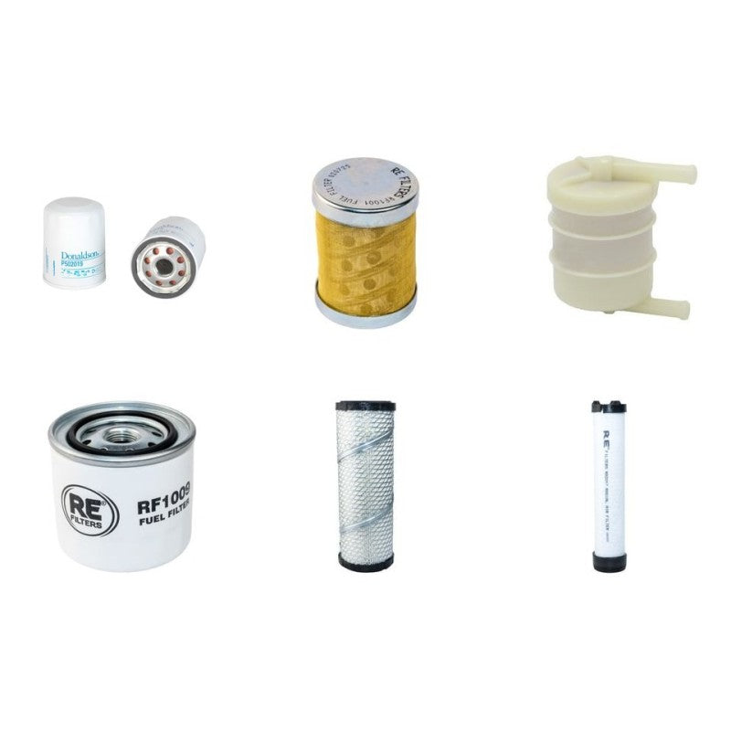 Weidemann 1115P22 Filter Service Kit - Air, Oil, Fuel Filters