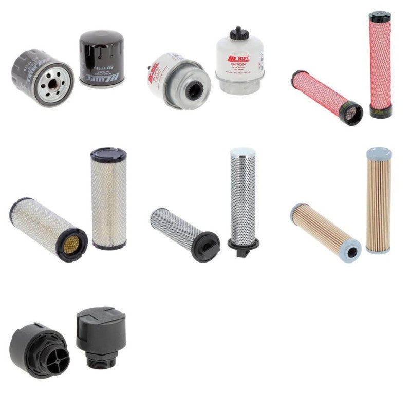 Weidemann 1260 Filter Kit with Perkins 404D-15 engine