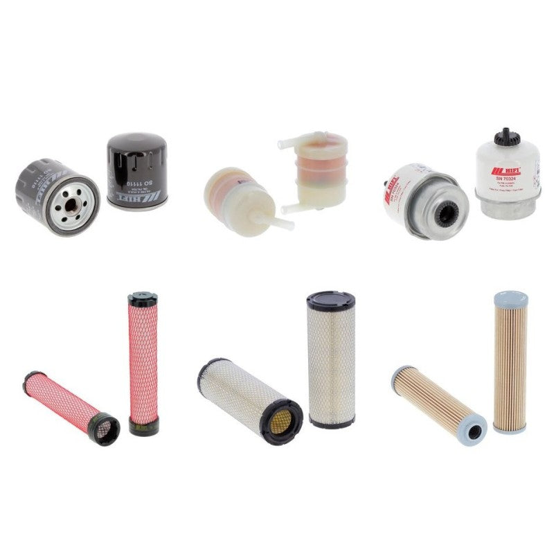 Weidemann 1260 LP Filter Kit with Perkins 403J-17 engine