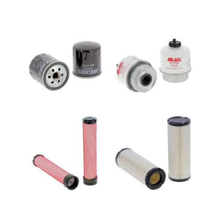 Weidemann 1280 Engine Filter Kit with Perkins 404D-15 engine 2013-