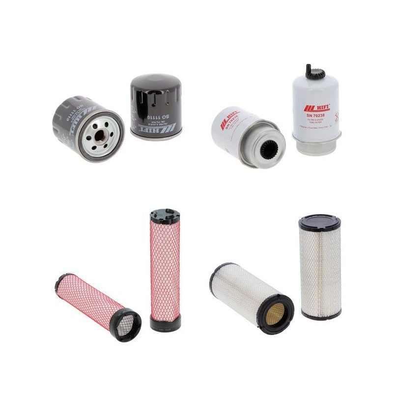 Weidemann 1880 CX50 Engine Filter Kit with Perkins 404D22 engine 2016-