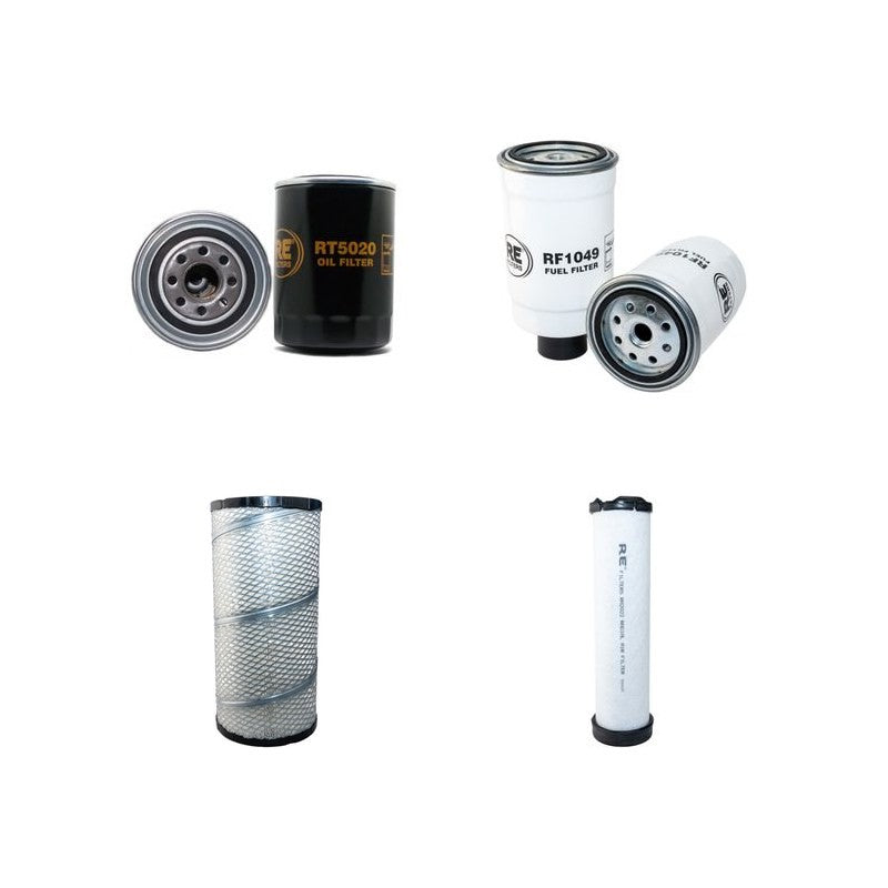 WEIDEMANN 4004D/P Filter Service Kit Air Oil Fuel Filters w/Perkins 1004-40T Eng. YR 2000-