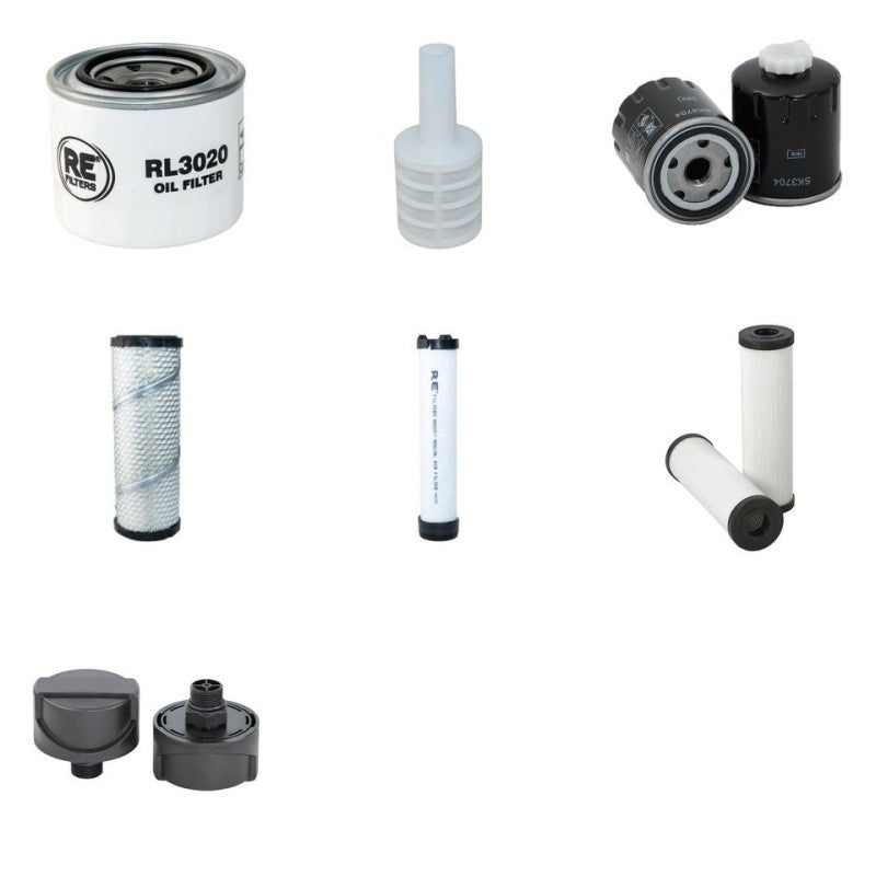WEIDEMANN T4512CC40 Filter Service Kit w/Yanmar 3Tnv84T Eng.