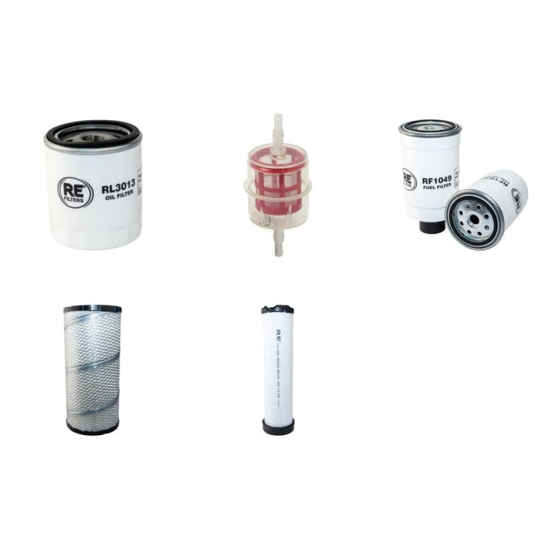 WEIDEMANN T5625 Filter Service Kit Air Oil Fuel Filters w/Deutz Eng.