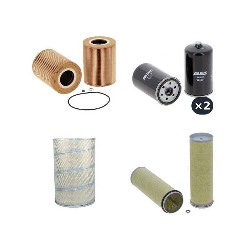 WILLIBALD SR5000 Filter Service Kit Air Oil Fuel Filters w/MAN Eng. YR 2002