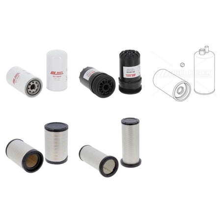 Xcmg XC 958 E Engine Filter Kit with Cummins B6.7 engine 2019-