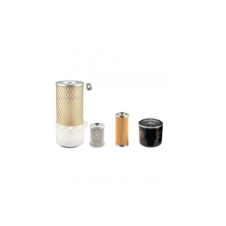 Yanmar B17-2 (B)(EX) Filter Service Kit Air Oil Fuel Filters with Yanmar 3TNE68 Engine Year 1994-1999