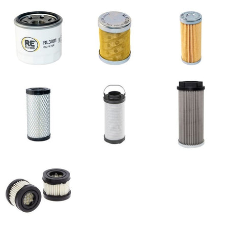 Yanmar B18-3 Filter Service Kit with Yanmar 3TNE68 Engine