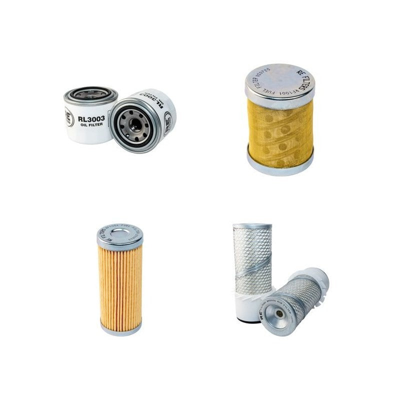 Yanmar B37-2 Filter Service Kit Air Oil Fuel Filters with Yanmar 4TNE88B-1 Engine