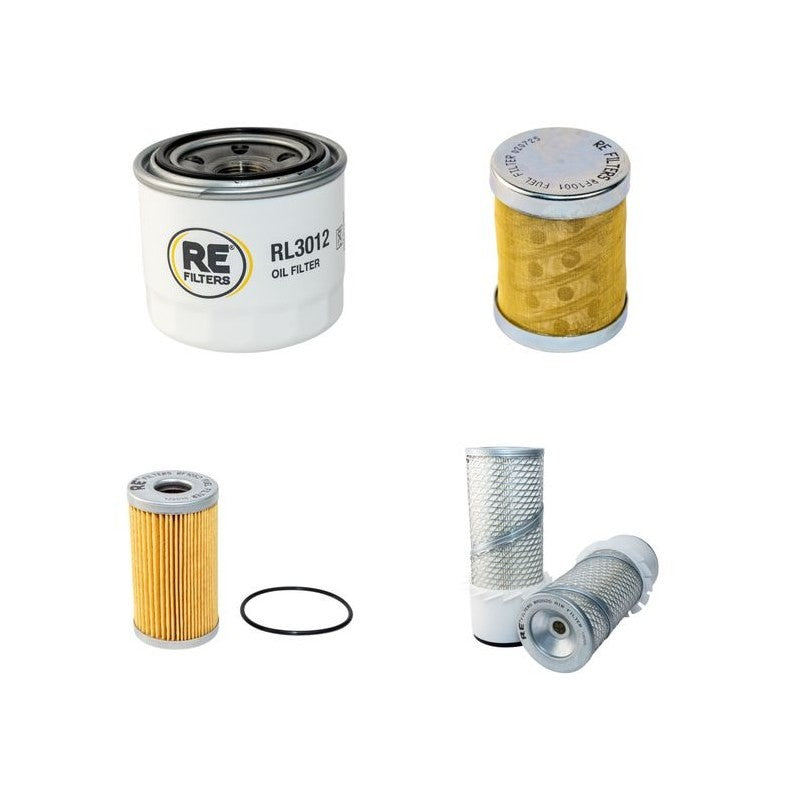 Yanmar B50V Filter Service Kit Air Oil Fuel Filters with Yanmar 4TNC88L/RD Engine