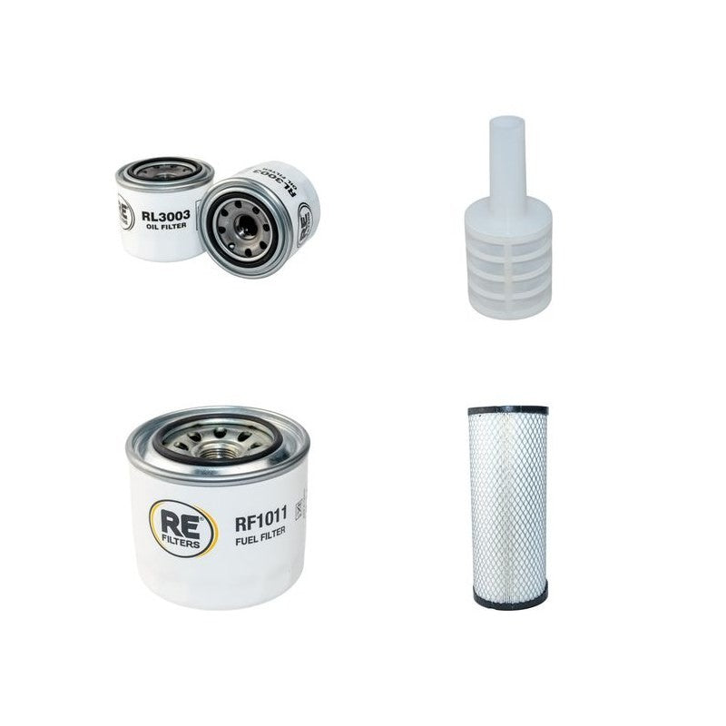 Yanmar C30R-A Filter Service Kit Air Oil Fuel Filters with Yanmar 3KNSA Engine Year 2011