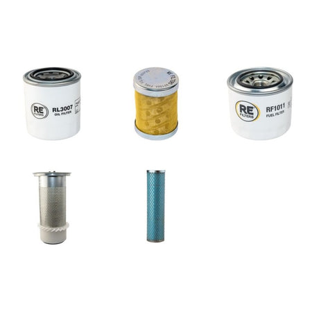 Yanmar C50R-2 Filter Service Kit Air Oil Fuel Filters with Yanmar Engine