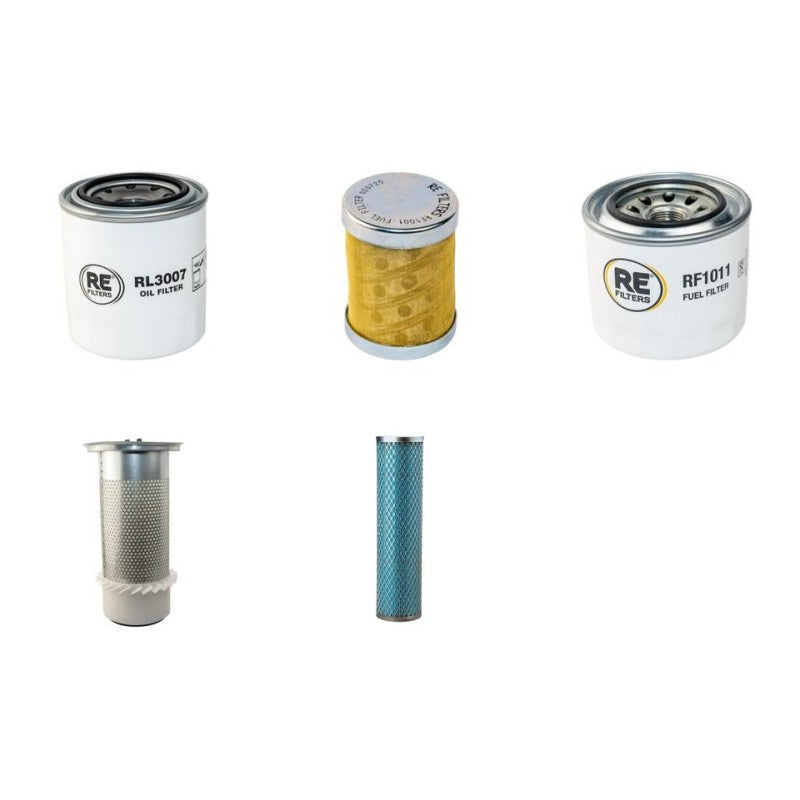 Yanmar C50R-2 Filter Service Kit Air Oil Fuel Filters with Yanmar Engine