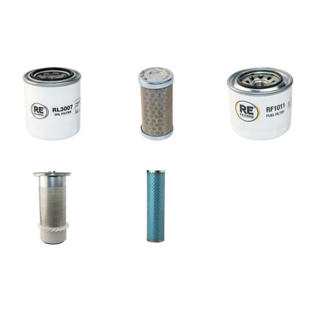 Yanmar C50R Filter Service Kit Air Oil Fuel Filters with Yanmar Engine Serial No 10875-