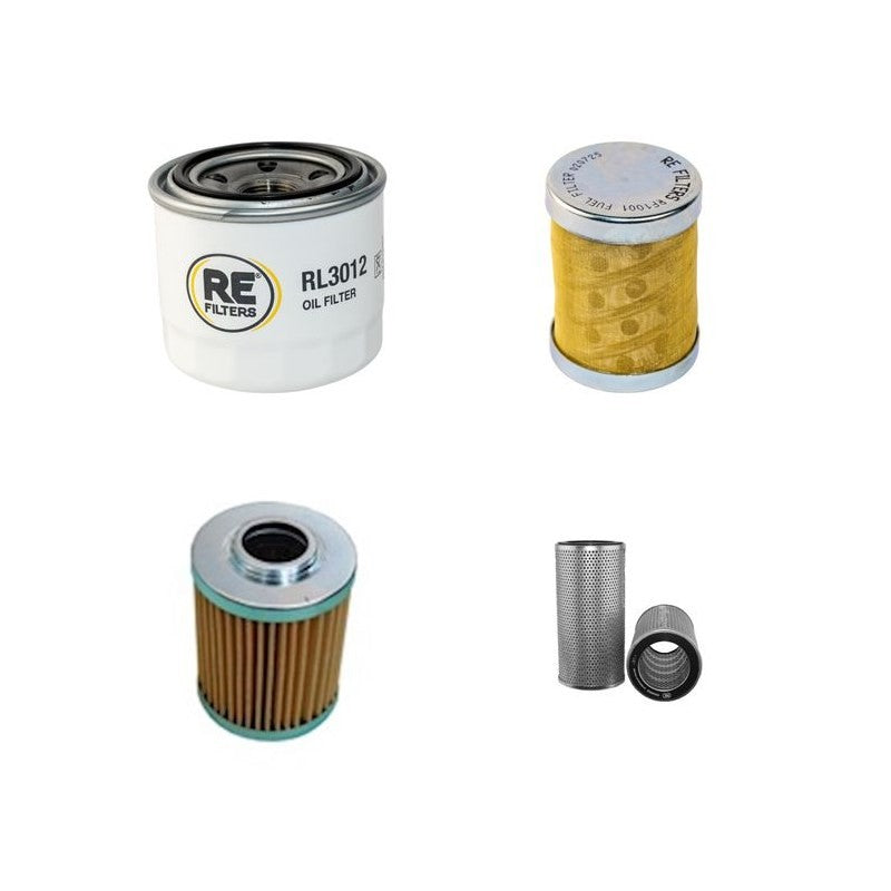 Yanmar C60R (-1/-2) Filter Service Kit - Air, Oil, Fuel Filters