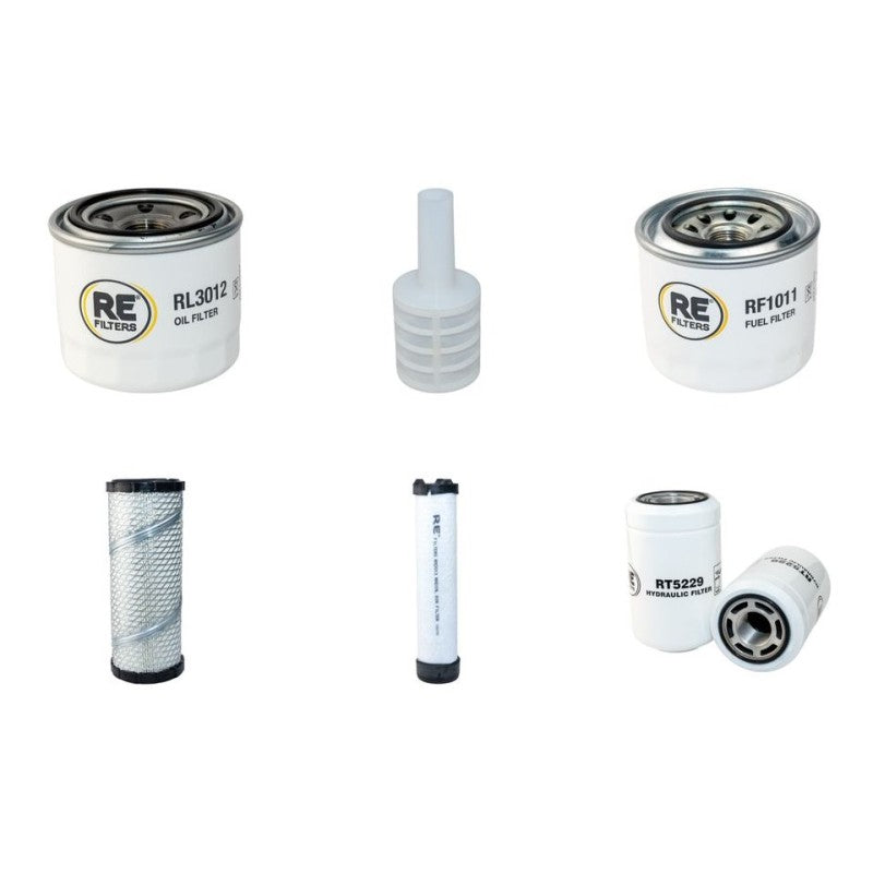 Yanmar EF230 Filter Service Kit with Yanmar 3Tnv84 Engine 2006-