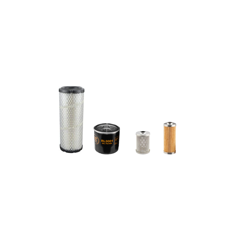 Yanmar VIO20-4 Filter Service Kit with Yanmar 3TNV76-PBV Engine Air, Oil, Fuel Filters