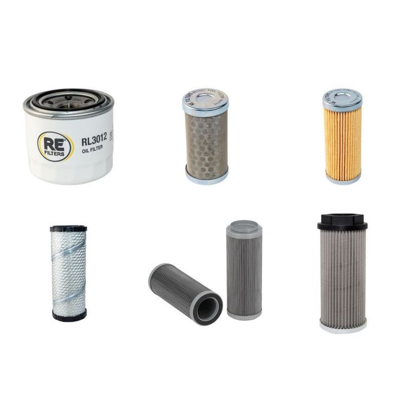Yanmar VIO35 Filter Service Kit with Yanmar 3Tne Engine Serial No DE41A3800-